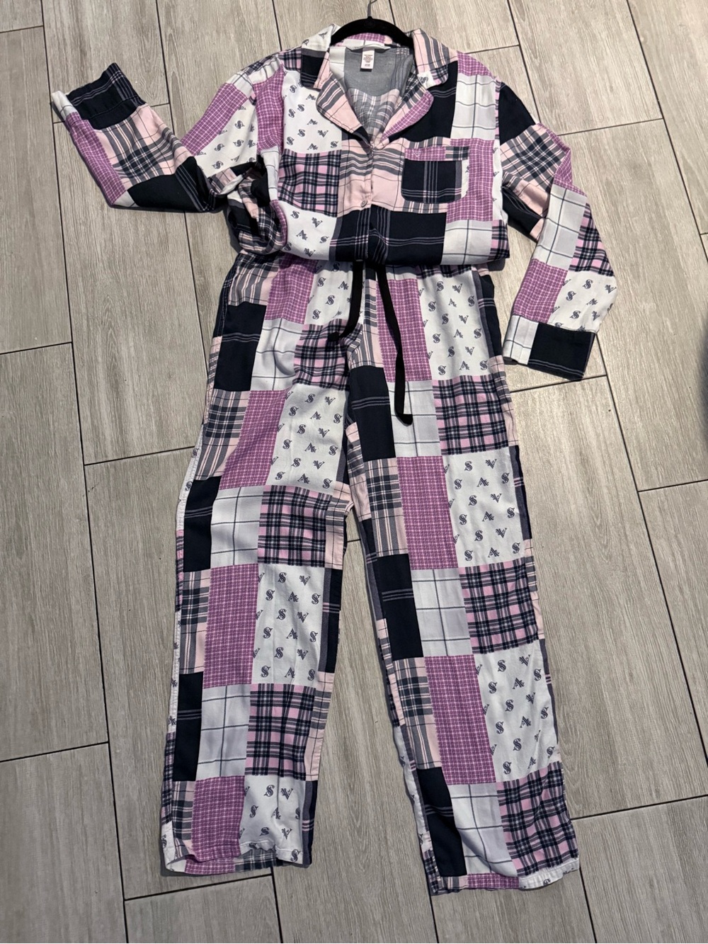 Victoria Secrets 2 piece Dreamer patchwork  XS